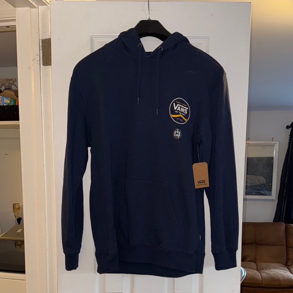 Vans “Off the Wall” Navy Hoodie